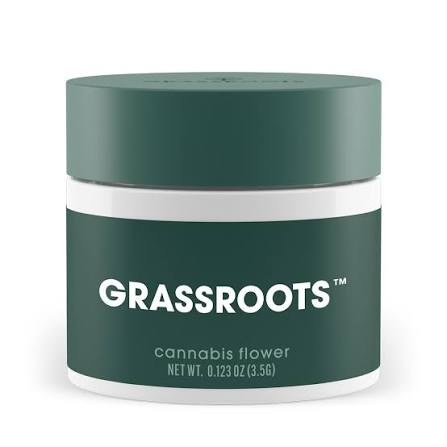 Grassroots cannabis jar