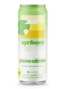 yuzu citrus 10mg Cannabis Infused Sparkling Water