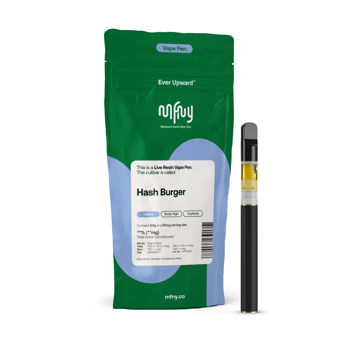 MFNY Live Resin Hash Burger 0.5g