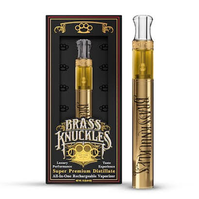 Brass Knuckles 1g Disposable, Strawberry Cough