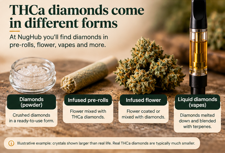 Different ways to use THCa