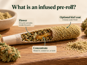 Image showing what goes into an infused pre roll